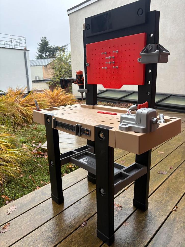 Speelgoed Werkbank smoby black&decker, Kinderen en Baby's, Speelgoed | Educatief en Creatief, Gebruikt, Bouwen, Ophalen