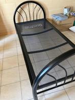 eenpersoonsbed, Huis en Inrichting, Ophalen, 90 cm, Eenpersoons, Zwart