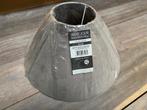 Nieuwe taupe stoffen lampenkap 35 x 20,5 NIEUW verloopststuk, 25 tot 50 cm, Verzenden, Beige, Rond