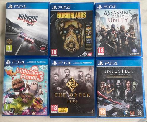 Jeux PS4 CIB NFS, Borderlands, Unity, LB 3, Order, Injustice, Consoles de jeu & Jeux vidéo, Jeux | Sony PlayStation 4, Enlèvement ou Envoi