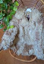 Vintage 70s Mongoolse Afghaanse lammy schapenvacht jas, Kleding | Dames, Beige, Niet ingevuld, Ophalen of Verzenden, Zo goed als nieuw