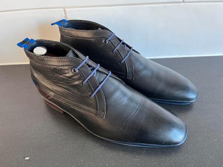 Floris van Bommel herenschoenen maat 7 / 41 H, Kleding | Heren, Schoenen, Zo goed als nieuw, Veterschoenen, Zwart, Ophalen of Verzenden