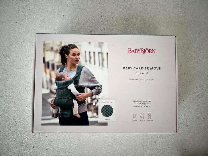 Babybjorn move draagzak gebruikt sinds 05/2025, Kinderen en Baby's, Babydragers en Draagdoeken, Nieuw, Draagzak, Buik, Baby Björn