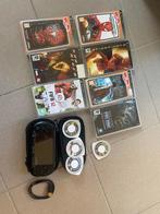 Defecte psp met games en lader, Games en Spelcomputers, Spelcomputers | Sony PSP, Zwart, Ophalen of Verzenden, PSP, Gebruikt