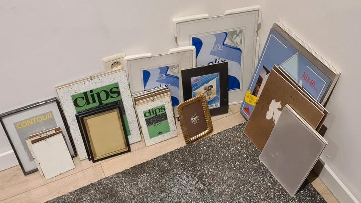 Foto kaders (31 st) van 10x15 tot 30x40, TV, Hi-fi & Vidéo, Photo | Cadres photo, Comme neuf, Enlèvement