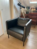 Leren fauteuil / EKERÖ, Huis en Inrichting, Fauteuils, Ophalen, Zo goed als nieuw, Kunststof