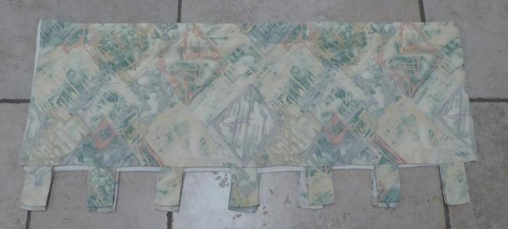 4 katoenen overgordijnen+ 2 bekledingen rolluikbak, Huis en Inrichting, Stoffering | Gordijnen en Lamellen, Zo goed als nieuw