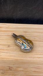 Oude antieke ajeko kerstbal viool glazen oog, Ophalen of Verzenden, Zo goed als nieuw