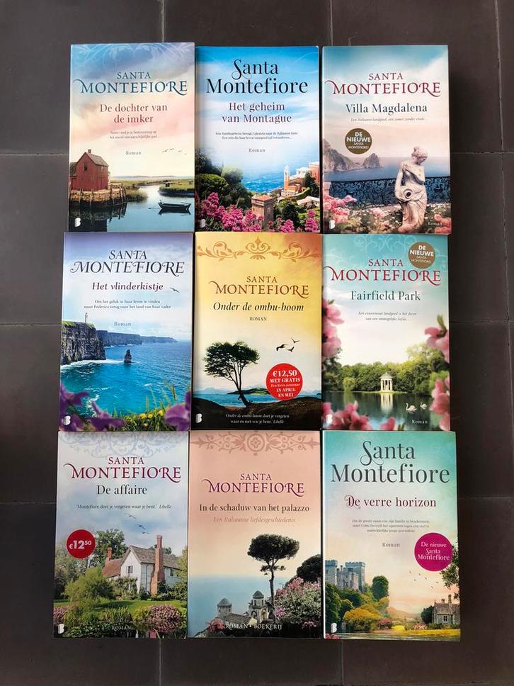 Santa Montefiore verschillende boeken, Boeken, Romans, Zo goed als nieuw, Ophalen of Verzenden