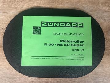 Zundapp r50/rs50 onderdelenboek nieuw  beschikbaar voor biedingen