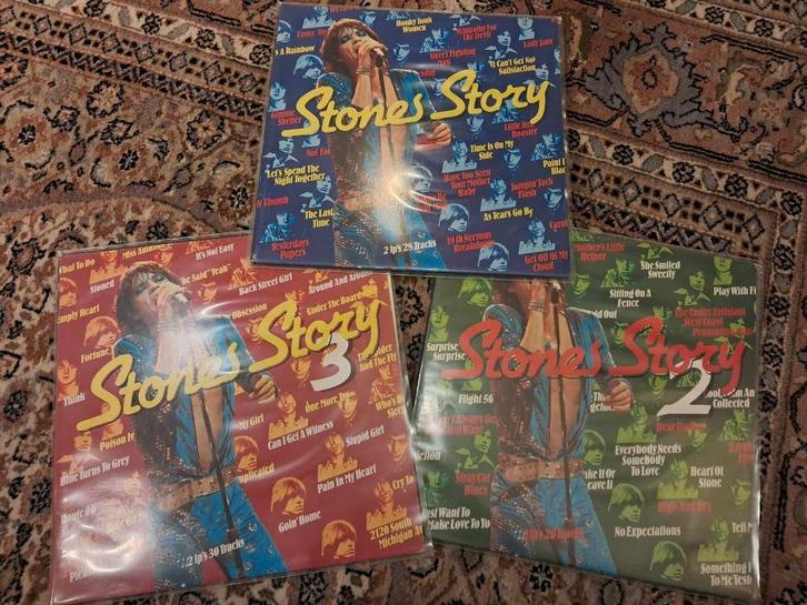 Stones Story 1, 2 en 3 -, Cd's en Dvd's, Vinyl | Rock, Gebruikt, Rock-'n-Roll, 12 inch, Ophalen of Verzenden