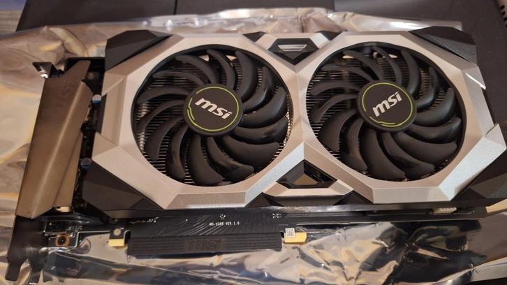 MSI RTX GEFORCE 2070 8GB super ventus DDR6  2x OC, Computers en Software, Videokaarten, Zo goed als nieuw, Nvidia, PCI, DisplayPort