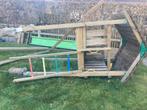 Jungle Gym Cottage + Climb Module, Kinderen en Baby's, Speelgoed | Buiten | Speeltoestellen, Ophalen, Gebruikt, Glijbaan