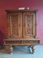 Antieke houten kast, Antiek en Kunst, Ophalen