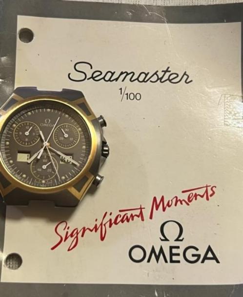 Omega Seamaster 1989 – Gelimiteerde editie – Titan & Goud, Handtassen en Accessoires, Horloges | Heren, Zo goed als nieuw, Polshorloge