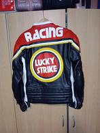 Lederen moto vest Lucky Strike maat m, Motoren, Ophalen of Verzenden, Tweedehands, Dames, Jas | leer