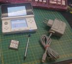 Nintendo 3ds + Mariokart DS + Protected Case, Games en Spelcomputers, Spelcomputers | Nintendo 2DS en 3DS, Wit, Ophalen, Met games