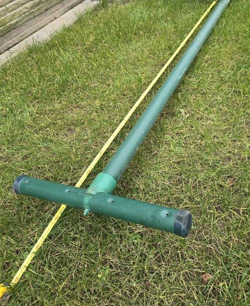Groene tuinwaspaal - H:210cm - B:75cm met betonvoet, Huis en Inrichting, Woonaccessoires | Overige, Gebruikt, Ophalen