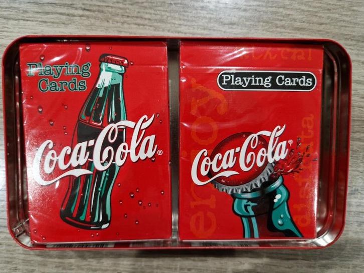2 Coca-Cola-kaartspellen (1e Coca-museum in Atlanta), Verzamelen, Merken en Reclamevoorwerpen, Nieuw, Overige typen, Ophalen of Verzenden