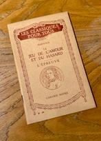 Le Jeu de l'Amour et du Hasard - Marivaux - Édition ancienne, Livres, Marivaux, Enlèvement ou Envoi, Utilisé, Europe autre