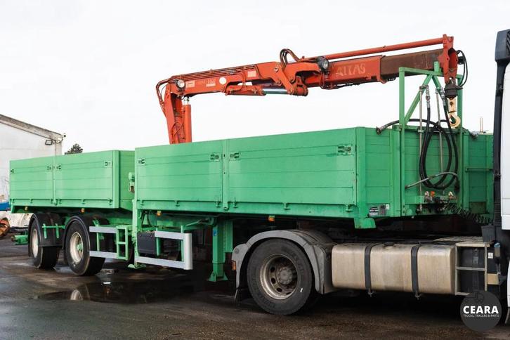 Langendorf ATLAS 140.1 steenoplegger perfect for big bags, Auto's, Vrachtwagens, Bedrijf, Te koop, Aanhangers en Opleggers, Overige brandstoffen