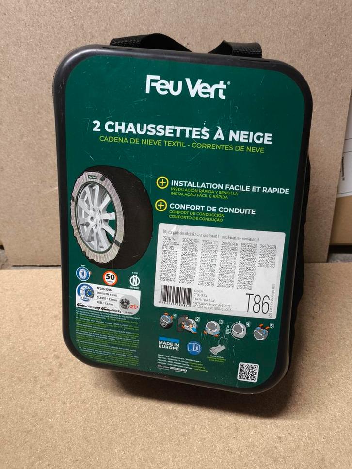 Chaussettes à neige T86, Auto diversen, Sneeuwkettingen, Zo goed als nieuw, Ophalen