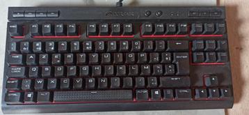 mechanical toetsenbord corsair, Clavier gamer, Enlèvement ou Envoi, CORSAIR, Azerty