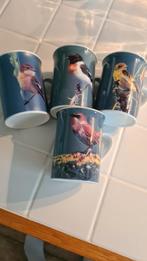 4 mugs avec  décor  oiseaux neufs, Maison & Meubles, Cuisine | Vaisselle, Enlèvement ou Envoi, Neuf