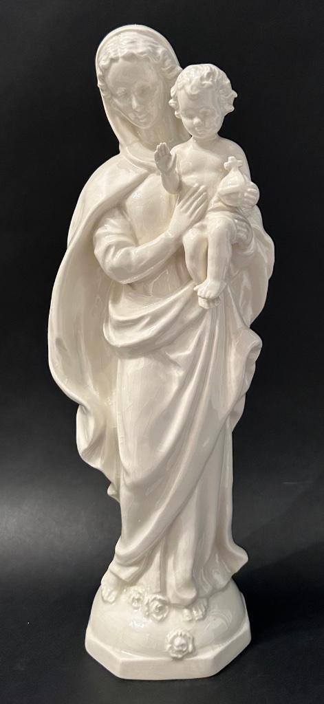 Hummel Goebel Maria met kind wit porselein - Reinhold Unger, Collections, Statues & Figurines, Hummel, Enlèvement ou Envoi