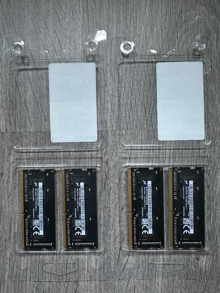 RAM APPLE DDR4 2400 Mhz (2X4GB) 20€ of (4X4GB) - NIEUW -30€, Computers en Software, RAM geheugen, Nieuw, Desktop, 16 GB, DDR4