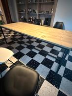 Industriële eettafel, Huis en Inrichting, Tafels | Eettafels, Ophalen, Gebruikt