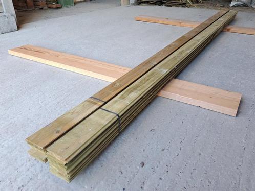 TE KOOP!: Restpartijen: diverse loten, Doe-het-zelf en Bouw, Hout en Planken, Nieuw, Plank, Overige houtsoorten, 300 cm of meer