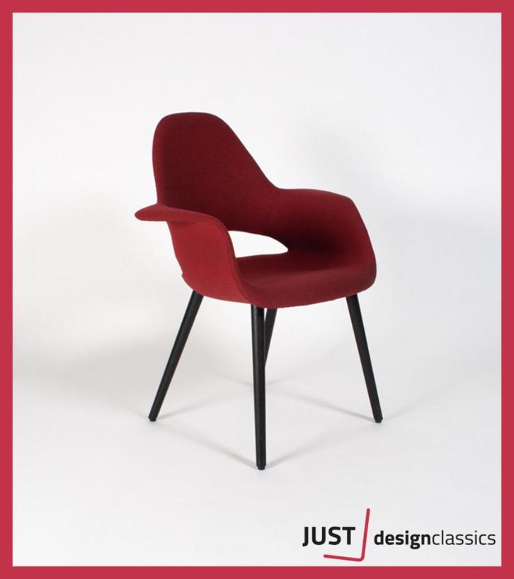 Vitra Organic Conference Chair (voorraad:3) Nieuwstaat, Huis en Inrichting, Stoelen, Zo goed als nieuw, Rood, Ophalen