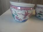 Verschillende Chinese porseleinen bloempotten, Tuin en Terras, Bloempotten, Overige materialen, Rond, Ophalen of Verzenden, Binnen