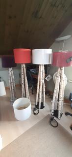 lampe sur pied natural light wood, Ophalen of Verzenden, Metaal