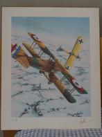 Lithografie van luchtgevechtsluchtvaartvliegtuigen militaria, Ophalen of Verzenden