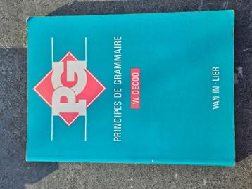 Principes de grammaires & Lexique Thematique beschikbaar voor biedingen