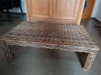 Table de salon en rotin tressé, Huis en Inrichting, Tafels | Salontafels, Ophalen, Overige materialen, Gebruikt, 100 tot 150 cm