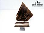 Swingarm tas Bruin met messing gespen voor Softail, Motoren, Ophalen of Verzenden, Nieuw