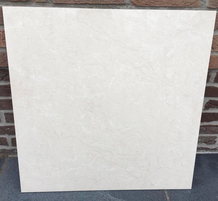 Vloertegels 60x60 Hoogglans, 18m2 + Plinten, Doe-het-zelf en Bouw, Tegels, Nieuw, Vloertegels, Keramiek, 60 cm of meer, 60 cm of meer