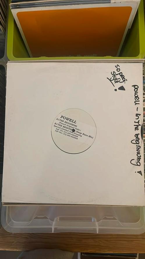 Powell - The Beginning (12", Limited, Test Pressing, Whitela, CD & DVD, Vinyles | Dance & House, Utilisé, Dance populaire, 12 pouces