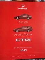 Honda  Accord & Tourer 2003 ringmap, Boeken, Auto's | Folders en Tijdschriften, Verzenden, Honda