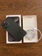 Iphone 15 pro max 256GB BLACK TITANIUM, Telecommunicatie, Mobiele telefoons | Apple iPhone, Zwart, IPhone 15 Pro Max, Zo goed als nieuw