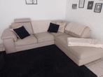 Lederen  hoeksalon ( natuzzi ), Ophalen, Gebruikt, Leer