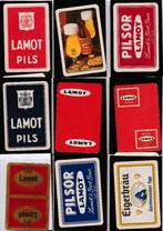 9 CARTES À JOUER avec  Publicité  BIERES Brasserie BELGIQUE, Envoi, Comme neuf, Carte(s) à jouer