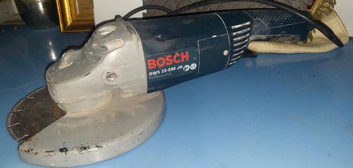 Meuleuse d'angle Bosch GWS 22-230 JH 230 mm en bon état, Bricolage & Construction, Outillage | Meuleuses, Utilisé, Meuleuse droite