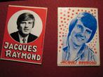 Muziek Stickers x 2 Jacques Raymond, Verzamelen, Muziek, Artiesten en Beroemdheden, Verzenden, Gebruikt, Pop, Beeldje of Miniatuur