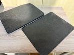 10 zwarte placemats merk ZICZAC - Vegan Leder, Ophalen of Verzenden, Zo goed als nieuw, Zwart, Placemat