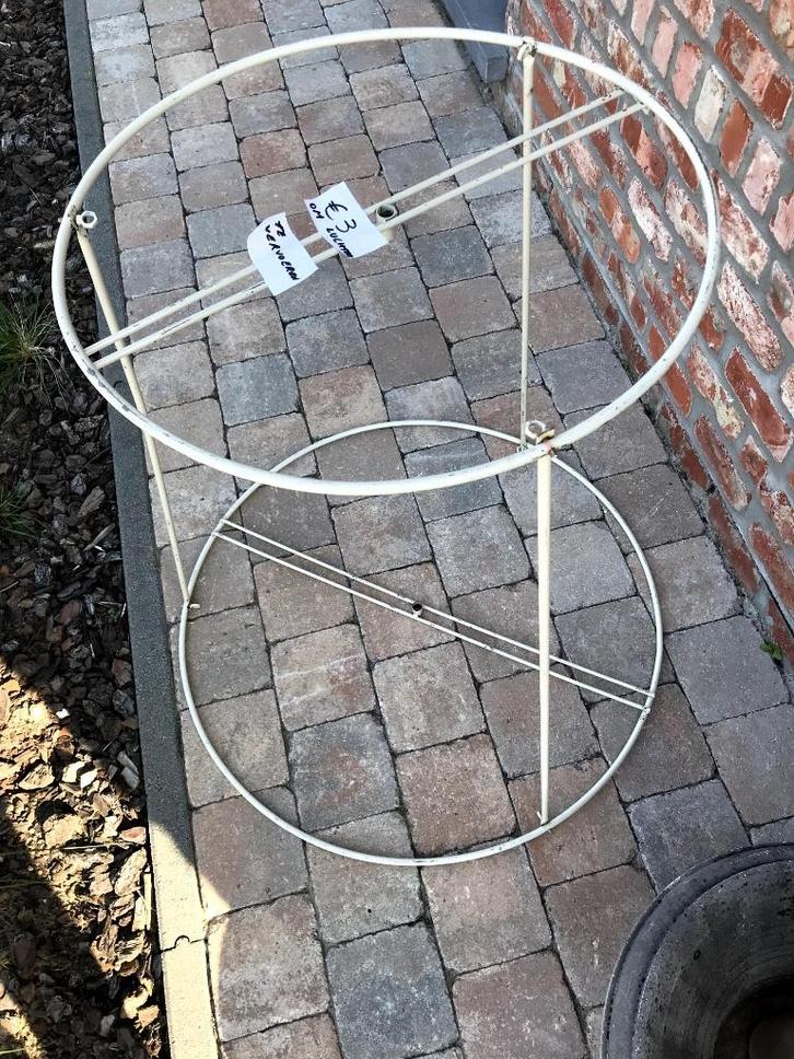 Ijzeren vervoerstel voor luchters., Huis en Inrichting, Lampen | Kroonluchters, Zo goed als nieuw, Metaal, Ophalen of Verzenden