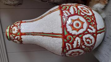 Vase art déco en céramique - Boch Catteau signé